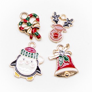 Новогодние подвески, микс 4шт SKF-95/1